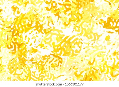 Light Green, Yellow vector template with chaotic shapes. Illustration with colorful gradient shapes in abstract style. Background for a cell phone.