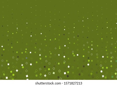 Light Green, Yellow vector template with square style. Illustration with set of colorful rectangles. Pattern for commercials.