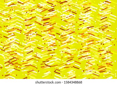 Light Green, Yellow vector template with repeated sticks. Shining colored illustration with sharp stripes. Pattern for ad, booklets, leaflets.