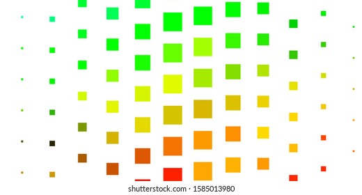 Light Green, Yellow vector template in rectangles. Modern design with rectangles in abstract style. Pattern for websites, landing pages.