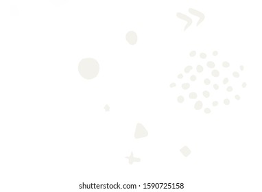 Light Green, Yellow vector template with chaotic shapes. Modern abstract illustration with colorful random forms. Best smart design for your business.