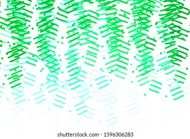 Light Green, Yellow vector template with repeated sticks. Modern geometrical abstract illustration with Lines. Template for your beautiful backgrounds.