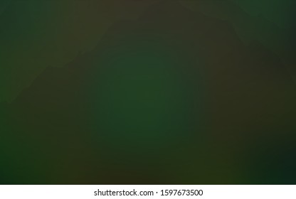 Light Green, Yellow vector template with bubble shapes. An elegant bright illustration with gradient. Brand-new design for your ads, poster, banner.