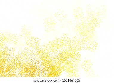 Light Green, Yellow vector template with chaotic shapes. Decorative design in abstract style with random forms. Background for a cell phone.