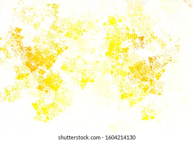 Light Green, Yellow vector template with chaotic shapes. Simple colorful illustration with abstract gradient shapes. Background for a cell phone.
