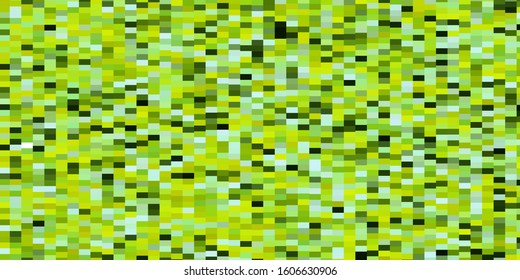 Light Green, Yellow vector template in rectangles. New abstract illustration with rectangular shapes. Pattern for commercials, ads.