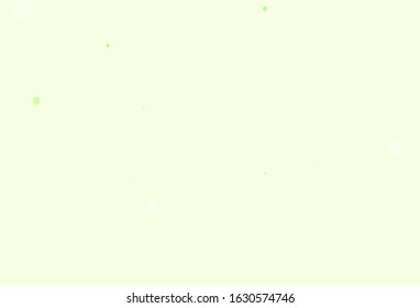 Light Green, Yellow vector template with circles. Abstract illustration with colored bubbles in nature style. Pattern for beautiful websites.