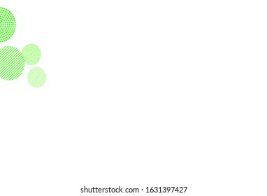 Light Green, Yellow vector template with circles. Beautiful colored illustration with blurred circles in nature style. Design for your business advert.
