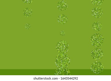 Light Green, Yellow vector template with circles. Blurred decorative design in abstract style with bubbles. Pattern for ads, leaflets.