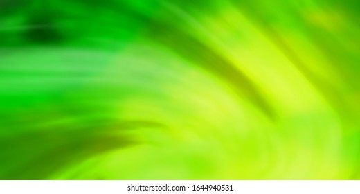 Light Green, Yellow vector template with sky, clouds. Illustration in abstract style with gradient clouds. Beautiful layout for uidesign.