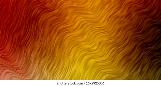 Planta vectorial verde claro, amarillo con líneas raras. Muestra geométrica colorida con curvas degradadas. Patrón para sitios web, páginas de inicio.