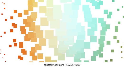 Light Green, Yellow vector template in rectangles. New abstract illustration with rectangular shapes. Best design for your ad, poster, banner.