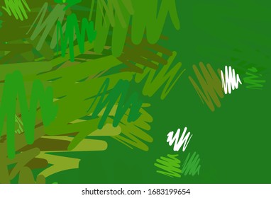 Light Green, Yellow vector template with repeated sticks. Shining colored illustration with sharp stripes. Smart design for your business advert.