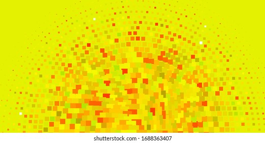 Light Green, Yellow vector template in rectangles. New abstract illustration with rectangular shapes. Best design for your ad, poster, banner.