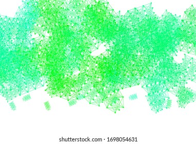 Planta vectorial amarillo verde claro con estructura de inteligencia artificial. Diseño colorido de estilo sencillo con enlaces AI. Patrón de afiche, estandarte de la tecnología.