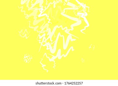 Light Green, Yellow vector template with lines. Glitter abstract illustration with wry lines. A completely new design for your business.