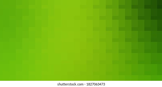 Light Green, Yellow vector template in rectangles. Rectangles with colorful gradient on abstract background. Pattern for websites, landing pages.