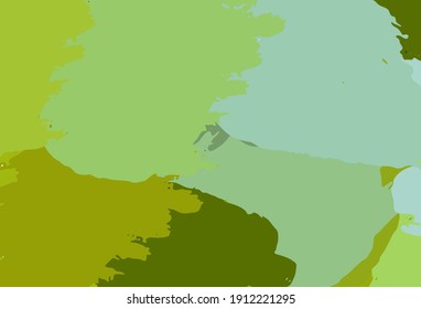 Light Green, Yellow vector template with chaotic shapes. Modern abstract illustration with colorful random forms. Background for a cell phone.