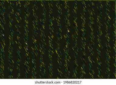Light Green, Yellow vector template with repeated sticks. Modern geometrical abstract illustration with staves. Pattern for ads, posters, banners.