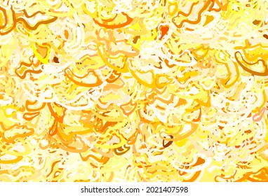 Light Green, Yellow vector template with chaotic shapes. Simple colorful illustration with abstract gradient shapes. Modern design for your business card.