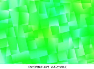 Planta vectorial amarillo verde claro con rhombus. Ilustración con un conjunto de rectángulos coloridos. Mejor diseño para tu anuncio, afiche, banner.