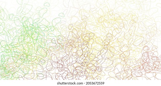 Light green, yellow vector template with abstract forms. Colorful abstract forms with gradient in simple style. Smart design for your business.