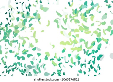 Light Green, Yellow vector template with memphis shapes. Simple colorful illustration with abstract gradient shapes. Background for a cell phone.