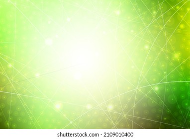 Plantilla de vector amarillo verde claro con palos repetidos. Ilustración colorida y brillante con líneas sobre una plantilla abstracta. Diseño inteligente para su anuncio comercial.
