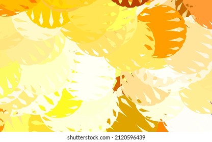 Plantilla vectorial verde claro, amarillo con formas caóticas. Ilustración simple y colorida con formas abstractas de gradiente. Fondo para un teléfono móvil.
