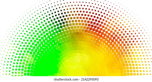 Plantilla vectorial amarillo verde claro en rectángulos. Ilustración de gradiente abstracto con rectángulos coloridos. Plantilla moderna para su página de inicio.