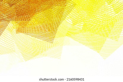 Light Green, Yellow vector template with lines. A circumflex abstract illustration with gradient. A sample for your ideas.