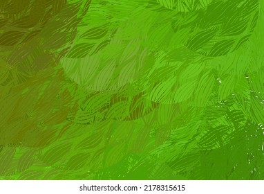 Light Green, Yellow vector template with chaotic shapes. Illustration with colorful gradient shapes in abstract style. Modern design for your business card.