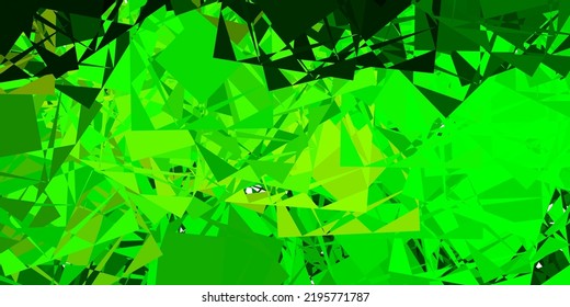 Plantilla vectorial de color verde claro, amarillo con formas abstractas. Diseño simple en estilo abstracto con formas degradadas. Diseño elegante para el juego de papel pintado.