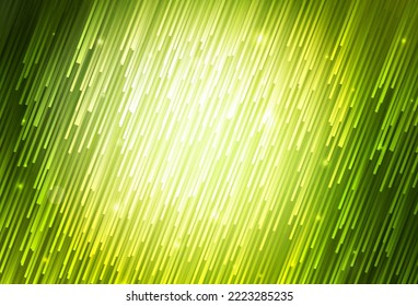 Light Green, Yellow vector template with repeated sticks. Modern geometrical abstract illustration with Lines. Best design for your ad, poster, banner.