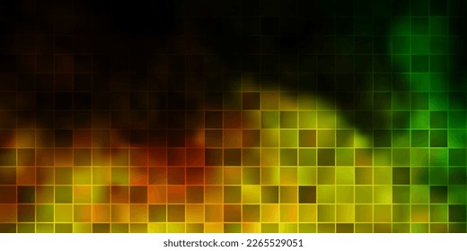 Light Green, Yellow vector template with rectangles. New abstract illustration with rectangular shapes. Template for cellphones.