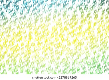 Light Green, Yellow vector template with repeated sticks. Lines on blurred abstract background with gradient. Pattern for ads, posters, banners.