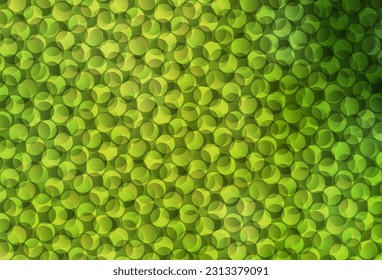 Light Green, Yellow vector template with circles. Beautiful colored illustration with blurred circles in nature style. Design for your business advert.