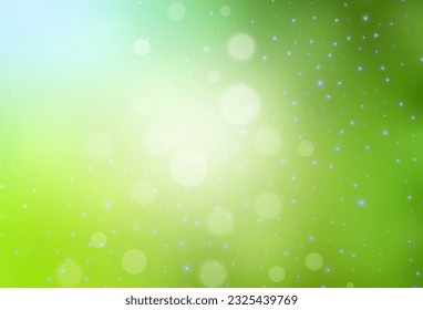 Light Green, Yellow vector template in carnival style. A Smart Illustration with gradient Christmas elements. Pattern for school, grammar websites.