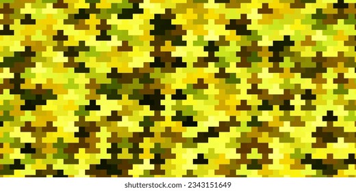 Plantilla vectorial amarillo verde claro en rectángulos. Ilustración de gradiente abstracto con rectángulos coloridos. Patrón para anuncios, anuncios.