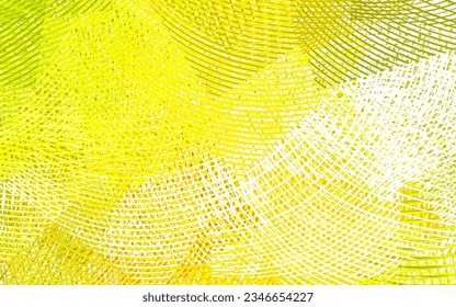 Light Green, Yellow vector template with bent lines. A sample with colorful lines, shapes. Brand new design for your ad.