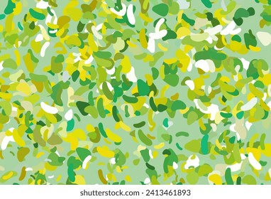 Light Green, Yellow vector template with memphis shapes. Illustration with colorful gradient shapes in abstract style. Best smart design for your business.
