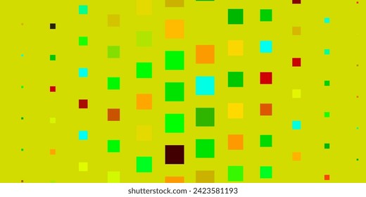 Light Green, Yellow vector template in rectangles. Modern design with rectangles in abstract style. Pattern for websites, landing pages.