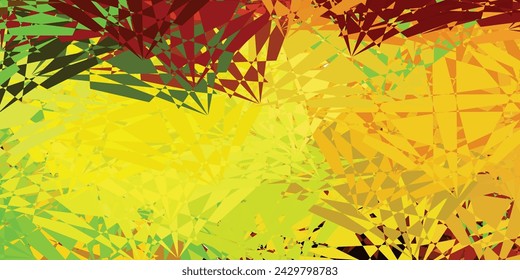 Light Green, Yellow vector template with abstract forms. Colorful illustration with simple gradient shapes. Elegant design for wallpaper set.