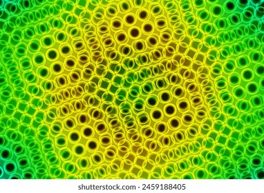 Light Green, Yellow vector template with circles. Beautiful colored illustration with blurred circles in nature style. New template for your brand book.