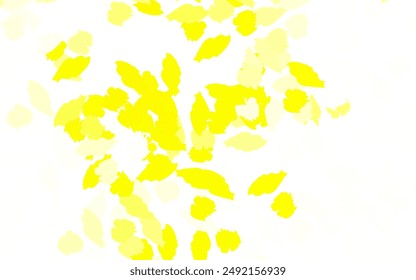 Light Green, Yellow vector template with chaotic shapes. Illustration with colorful gradient shapes in abstract style. Simple design for your web site.