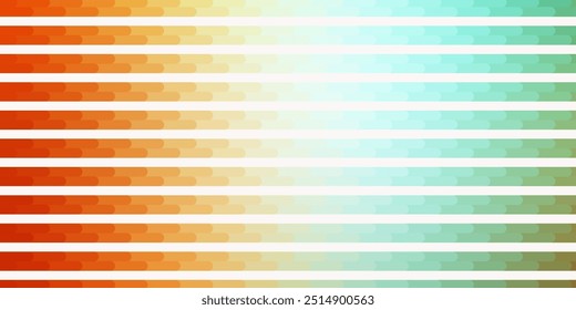 Light Green, Yellow vector template with lines. Geometric abstract illustration with blurred lines. Pattern for ads, commercials.