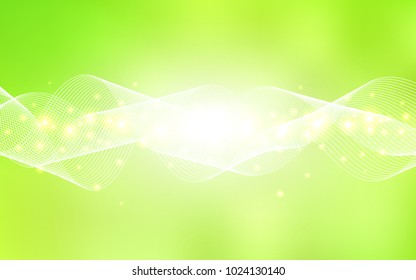 Light Green, Yellow vector texture with birthday confetti. Blurred decorative design in anniversary style with confetti. The pattern can be used for new year ad, booklets.