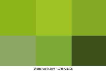 Light Green, Yellow vector texture with collection of colors. Color palette with set of colors. Pattern for easy creation of leaflets, banners, booklets.