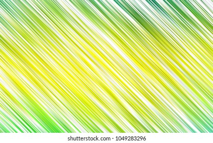 Light Green, Yellow vector texture with colored lines. Modern geometrical abstract illustration with staves. The pattern can be used as ads, poster, banner for commercial.