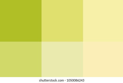 Light Green, Yellow vector texture with collection of colors. Decorative design of colorful palette. Template of colors for smart designers.